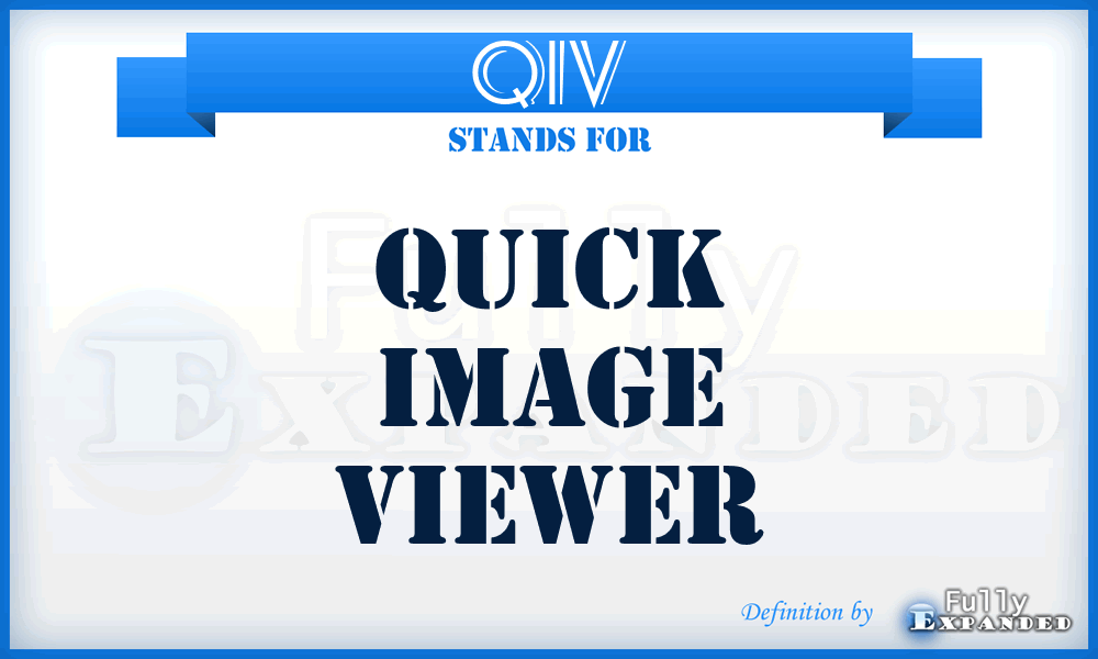 QIV - Quick Image Viewer