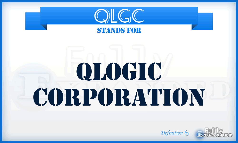 QLGC - QLogic Corporation