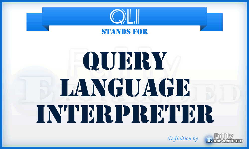QLI - Query Language Interpreter