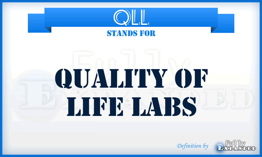 QLL - Quality of Life Labs