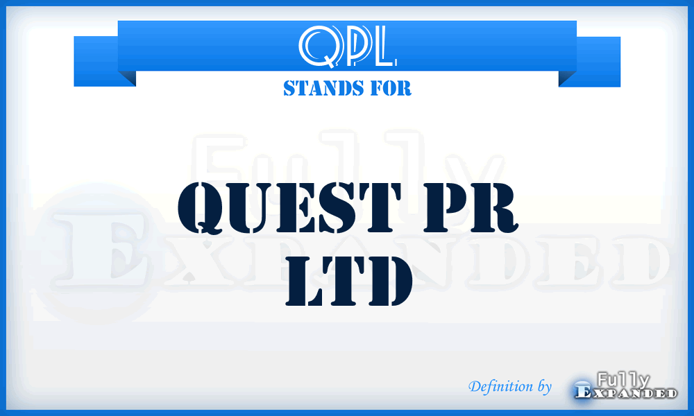QPL - Quest Pr Ltd
