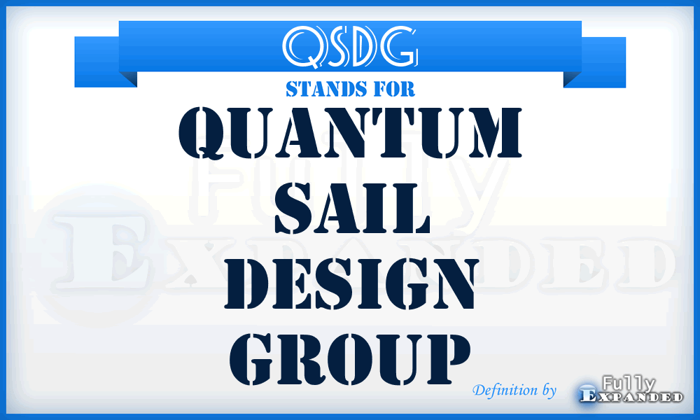 QSDG - Quantum Sail Design Group