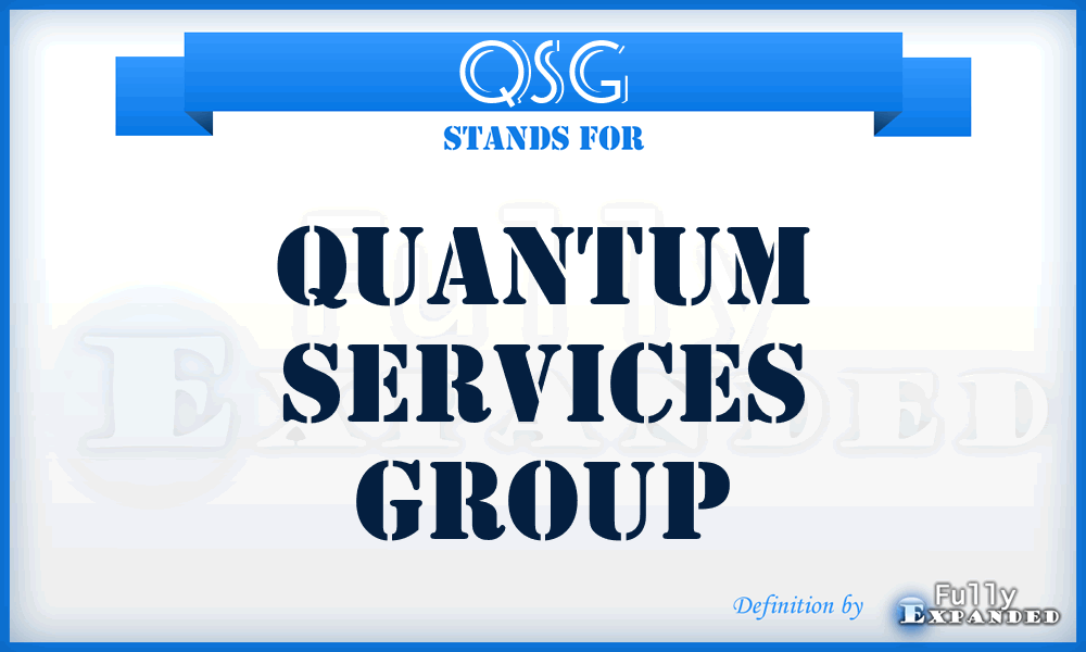 QSG - Quantum Services Group