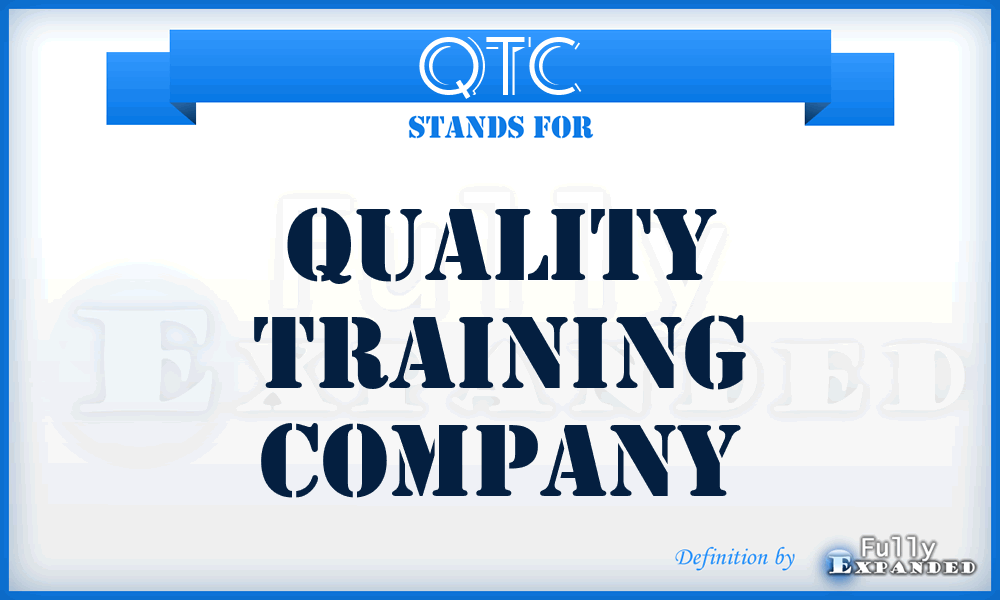 QTC - Quality Training Company