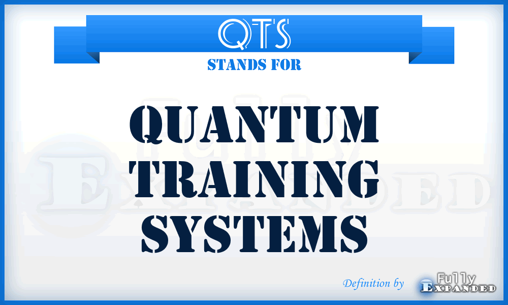 QTS - Quantum Training Systems