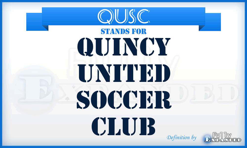 QUSC - Quincy United Soccer Club