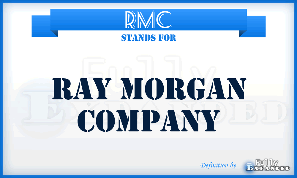 RMC - Ray Morgan Company