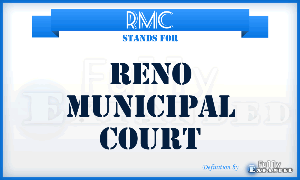 RMC - Reno Municipal Court