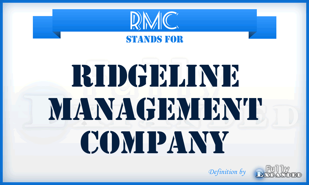 RMC - Ridgeline Management Company