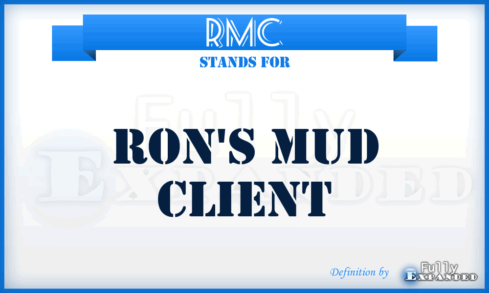 RMC - Ron's Mud Client