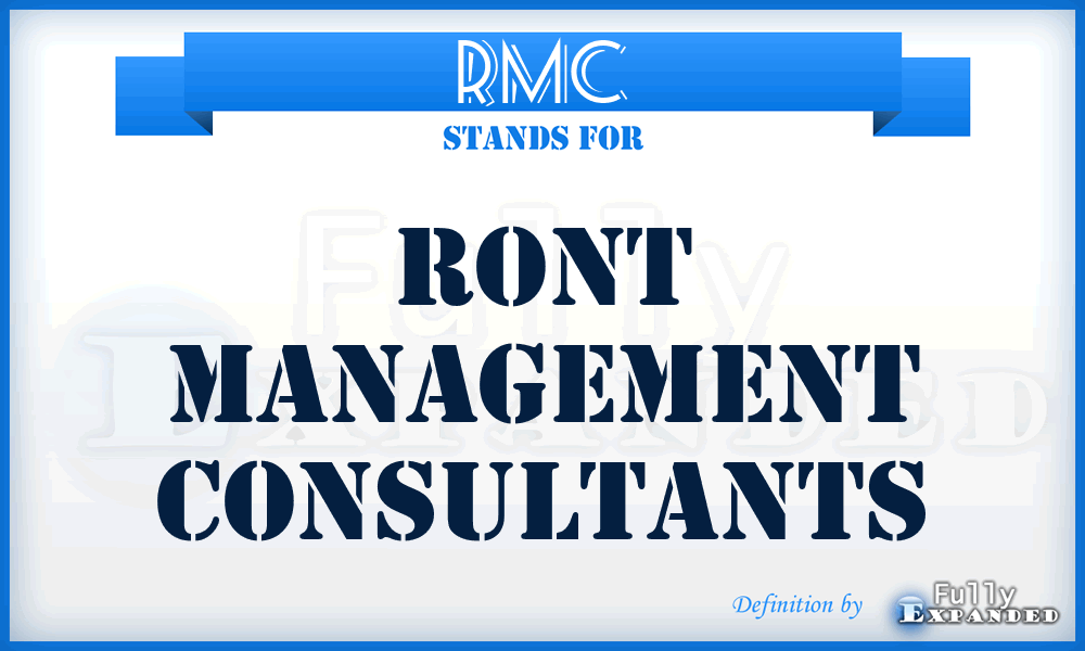 RMC - Ront Management Consultants