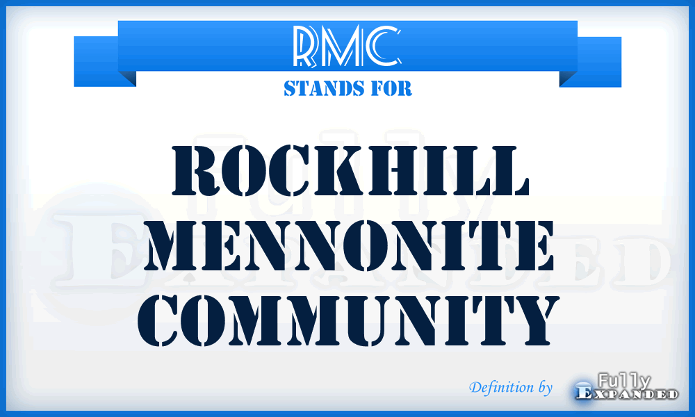 RMC - Rockhill Mennonite Community