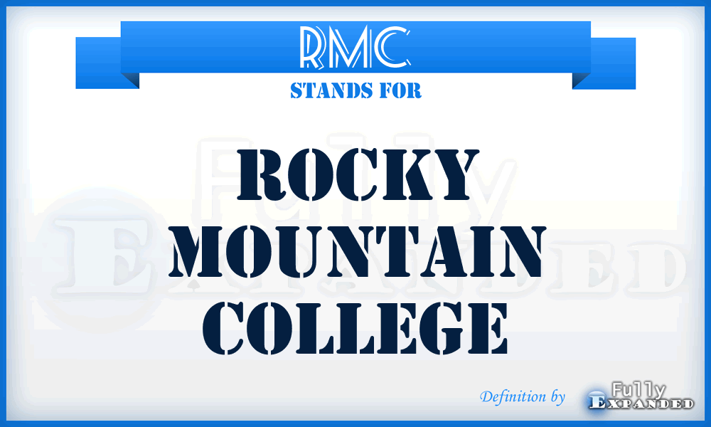 RMC - Rocky Mountain College