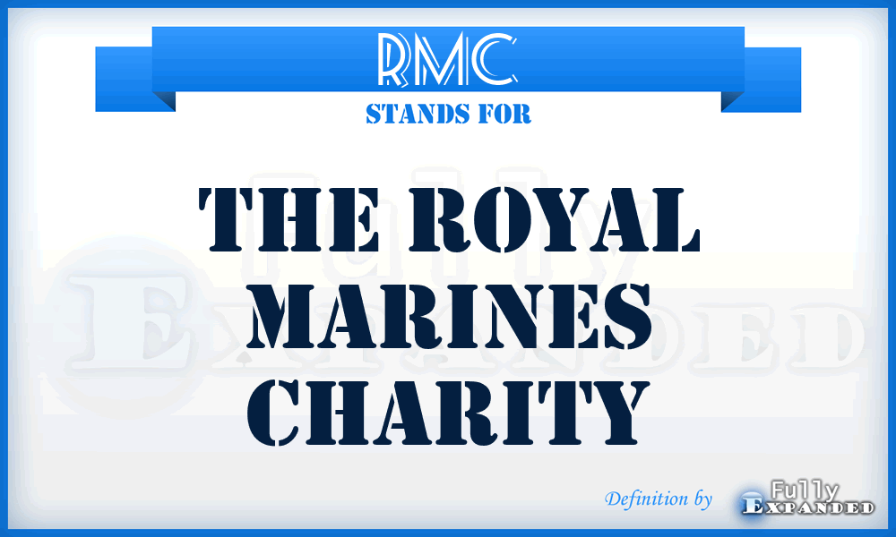 RMC - The Royal Marines Charity