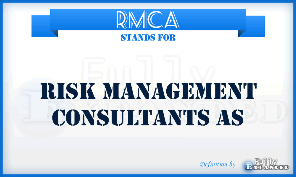 RMCA - Risk Management Consultants As