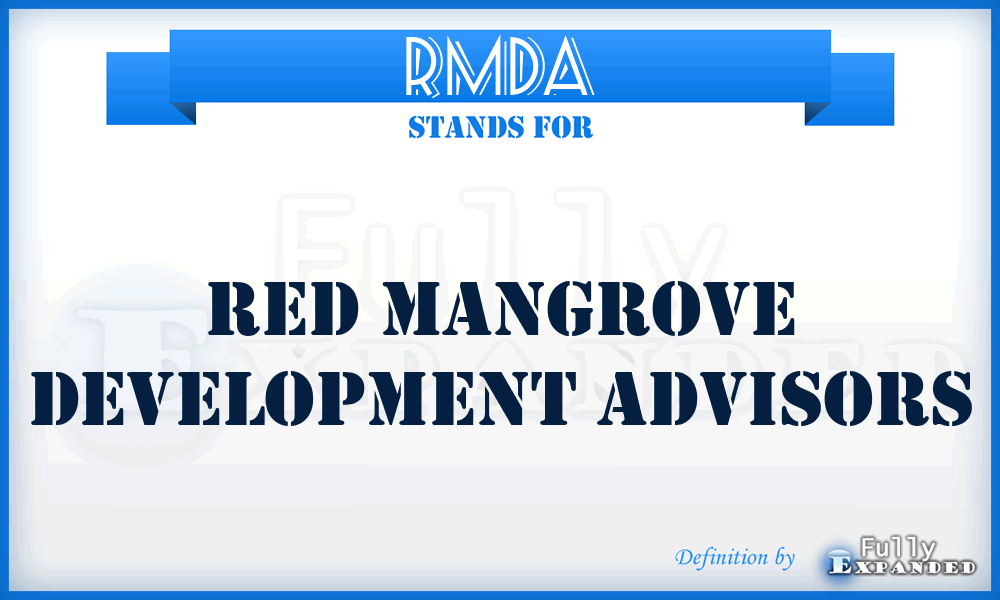 RMDA - Red Mangrove Development Advisors