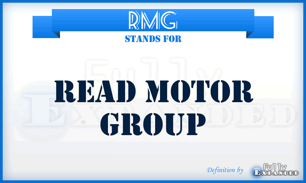 RMG - Read Motor Group