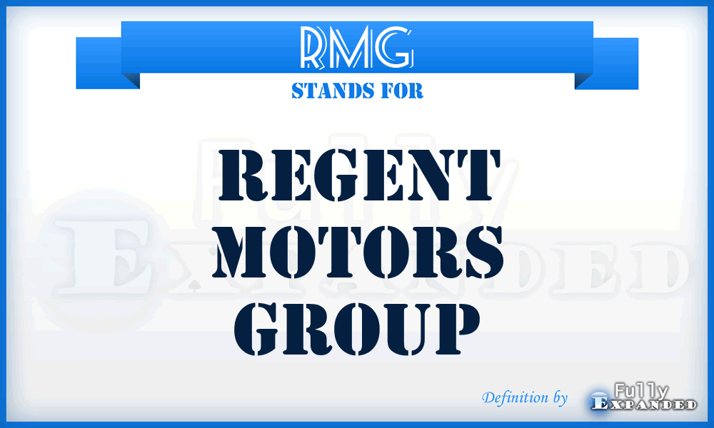 RMG - Regent Motors Group