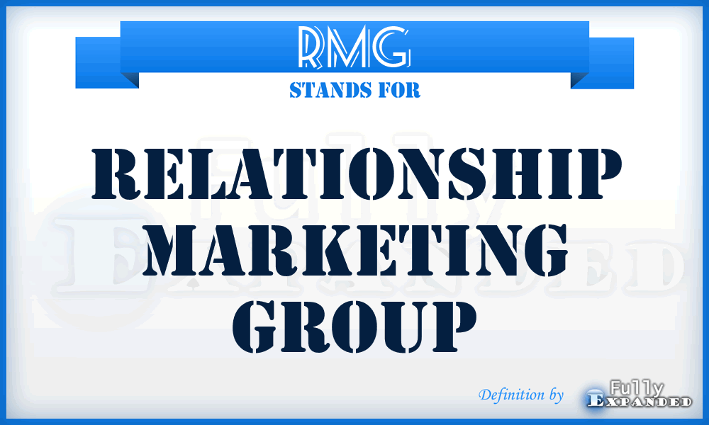 RMG - Relationship Marketing Group