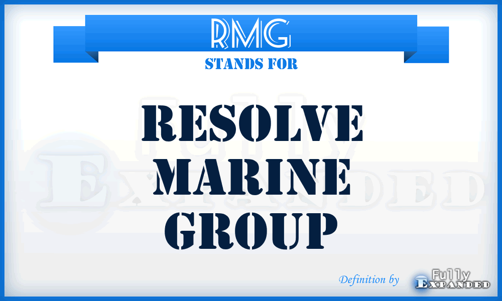 RMG - Resolve Marine Group