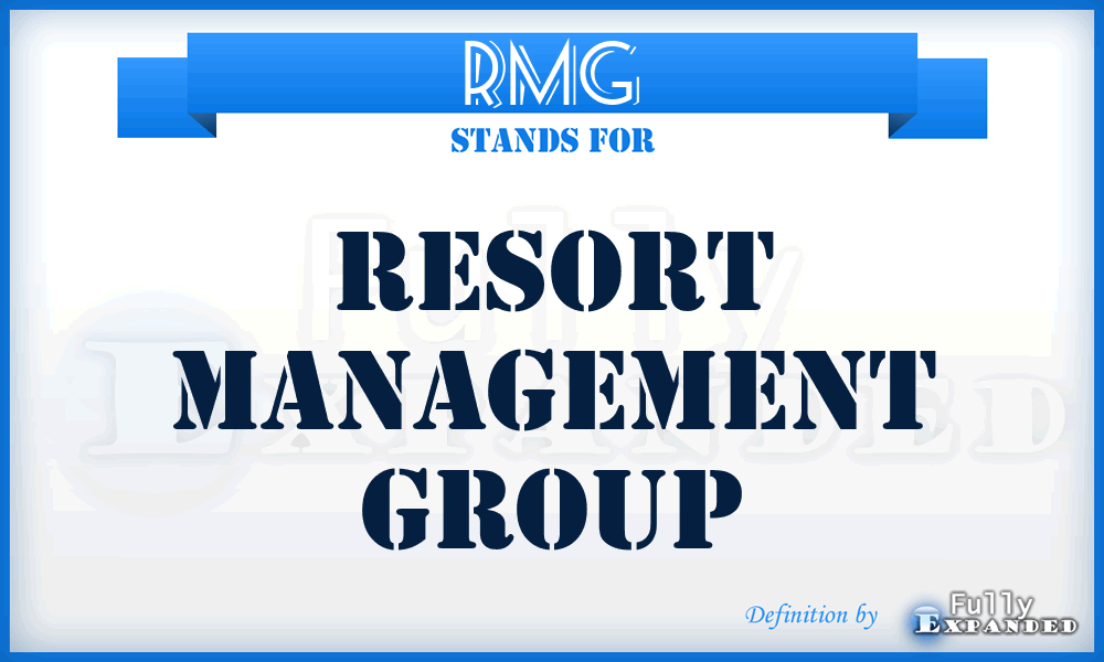 RMG - Resort Management Group