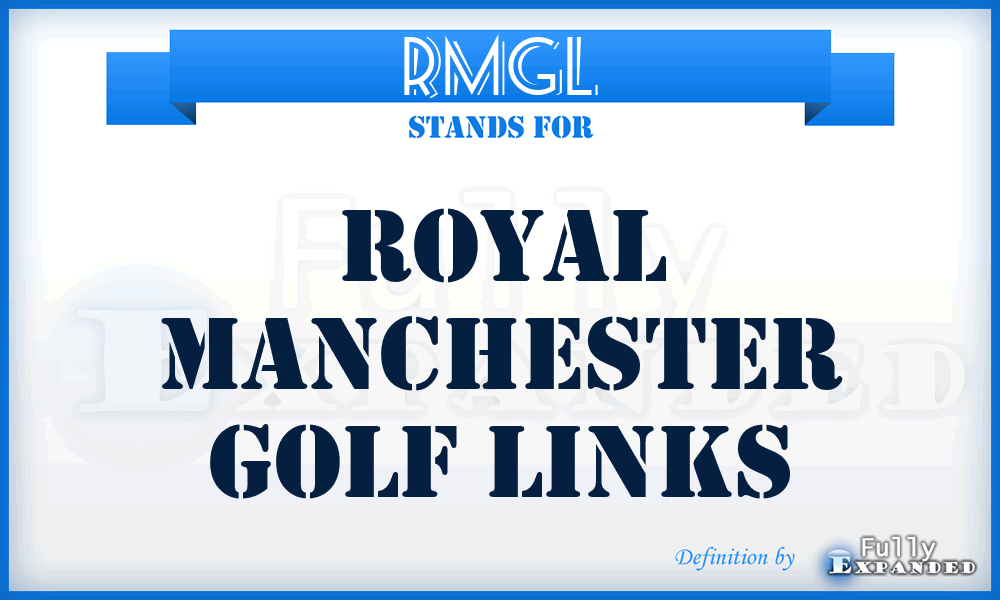 RMGL - Royal Manchester Golf Links