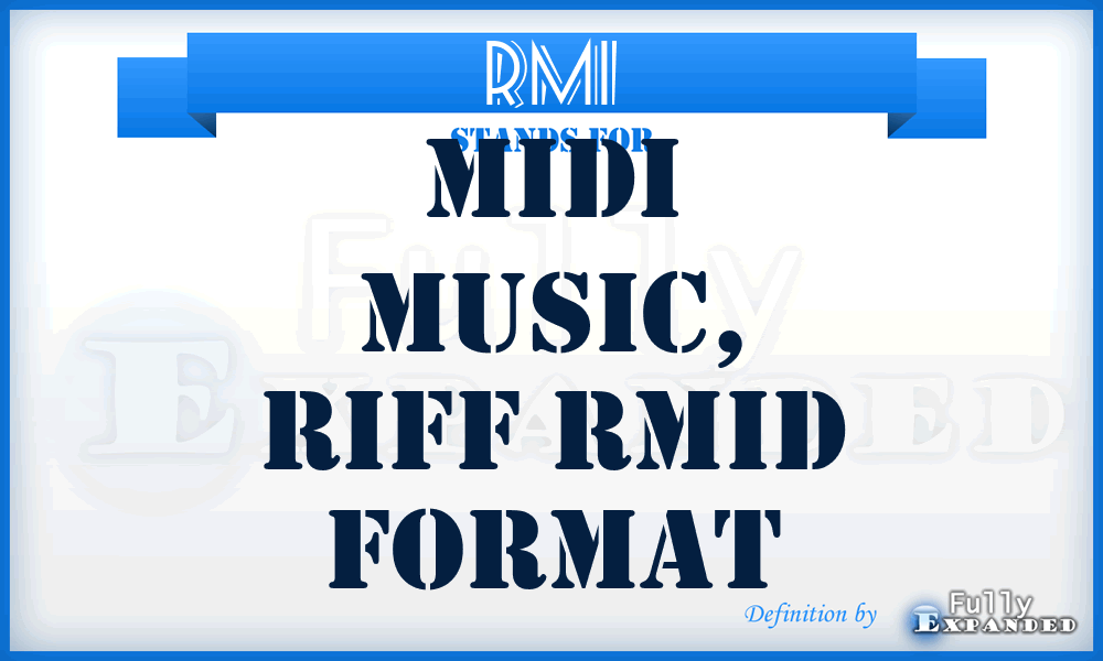 RMI - Midi music, RIFF RMID format