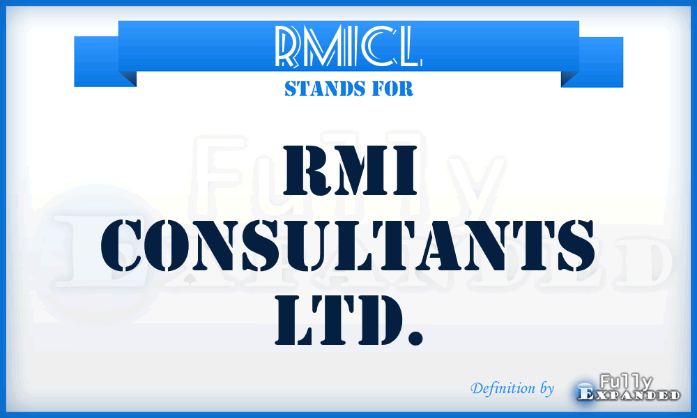 RMICL - RMI Consultants Ltd.