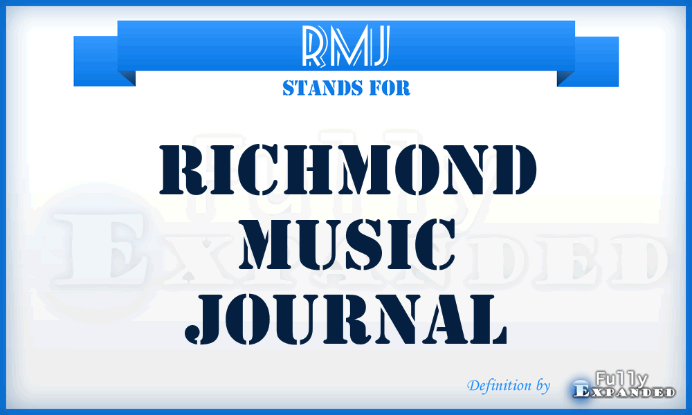 RMJ - Richmond Music Journal