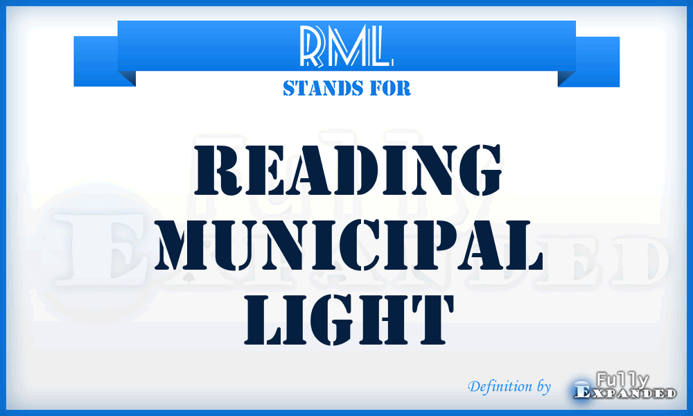 RML - Reading Municipal Light