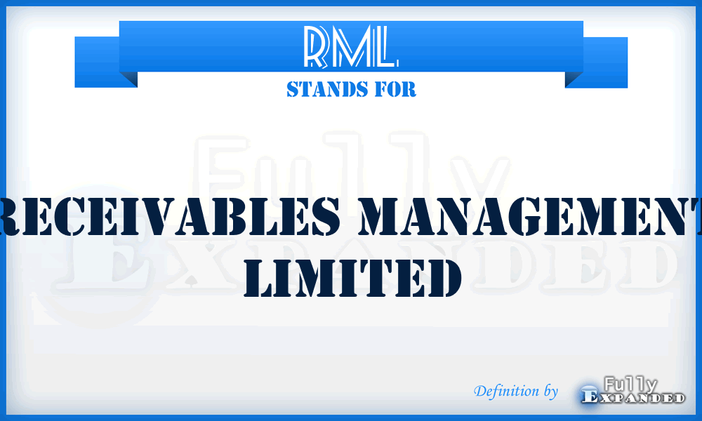 RML - Receivables Management Limited