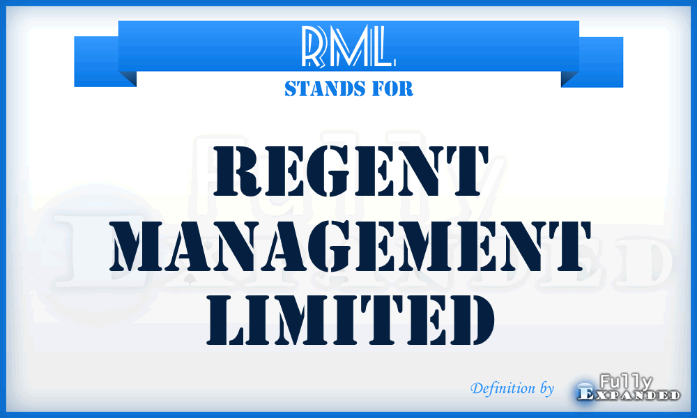 RML - Regent Management Limited