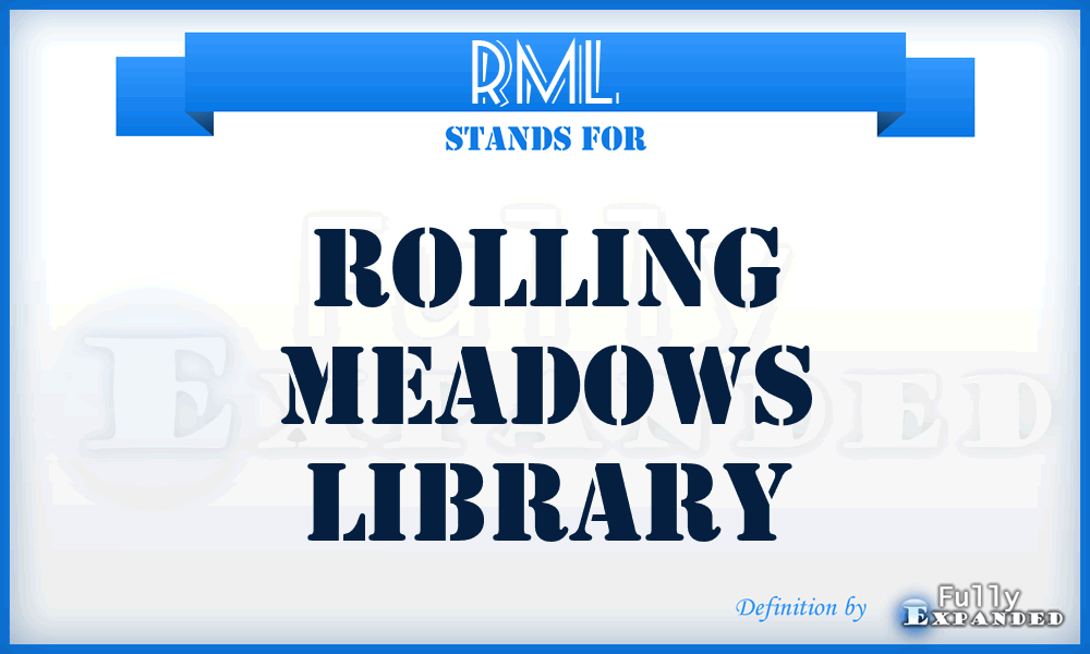 RML - Rolling Meadows Library