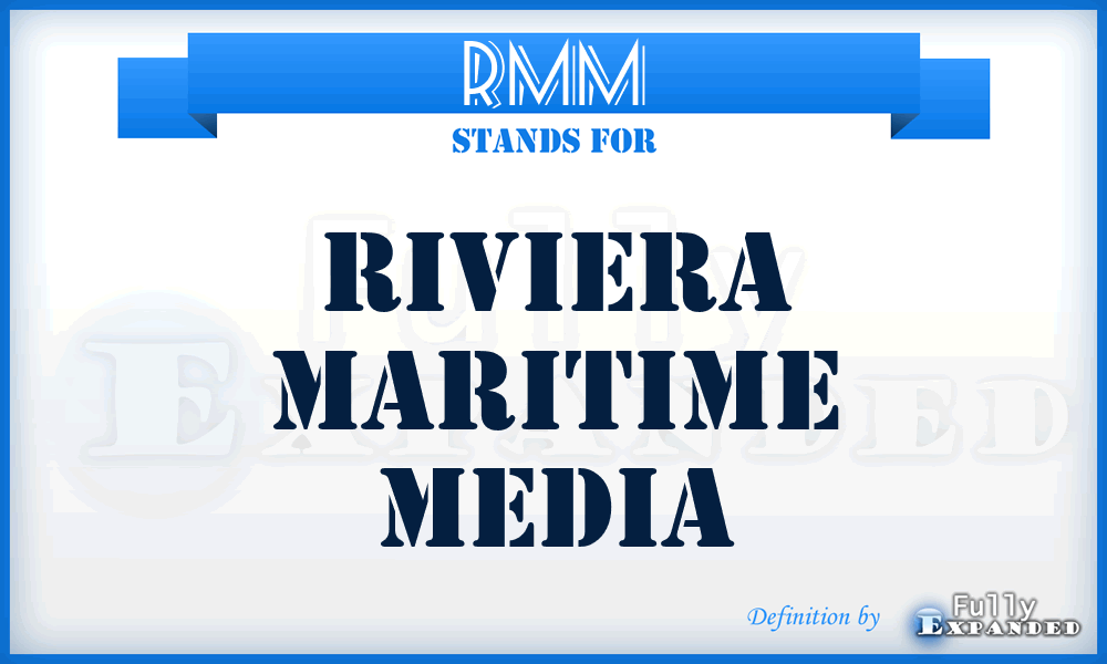 RMM - Riviera Maritime Media