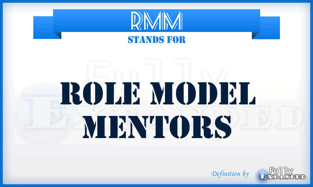 RMM - Role Model Mentors