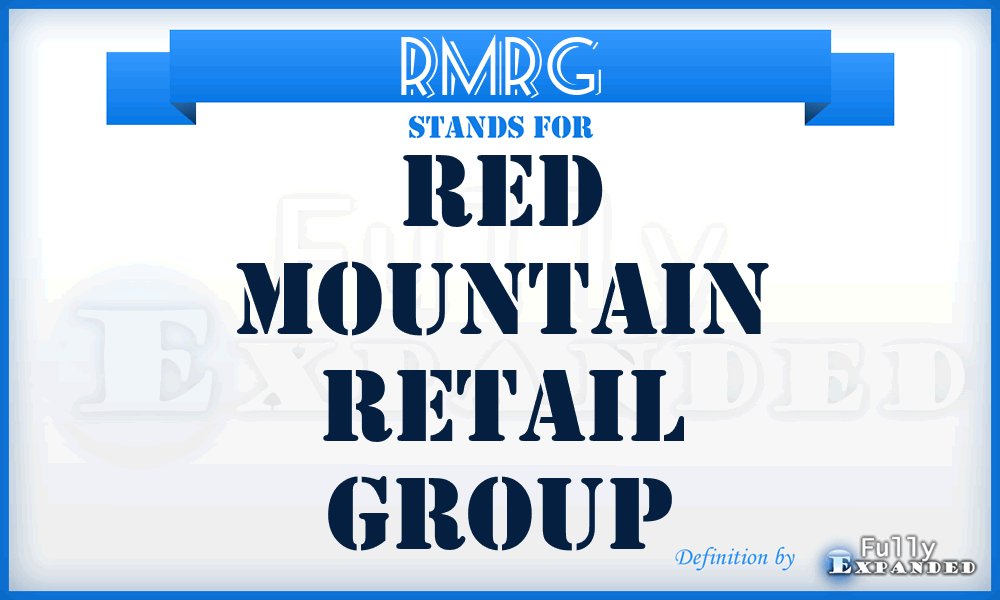 RMRG - Red Mountain Retail Group