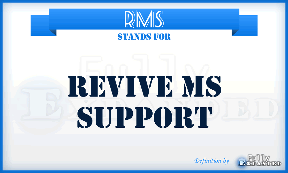 RMS - Revive Ms Support