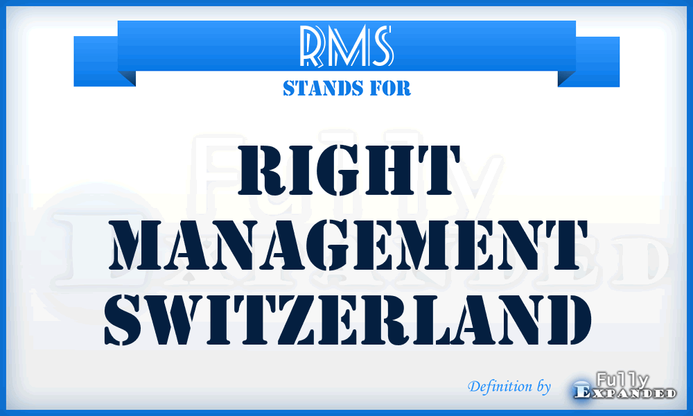 RMS - Right Management Switzerland