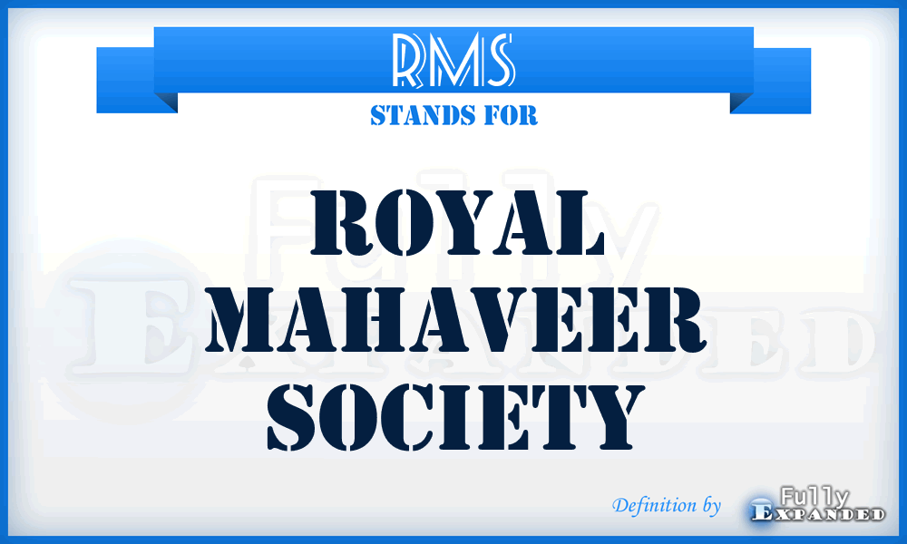 RMS - Royal Mahaveer Society