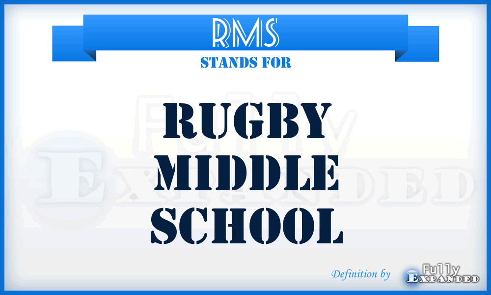 RMS - Rugby Middle School