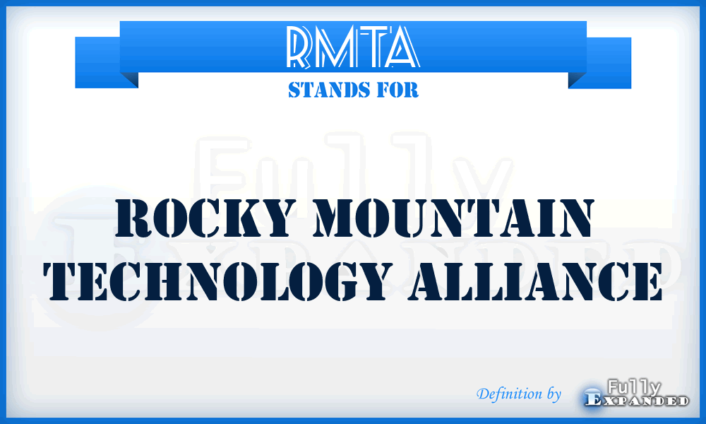 RMTA - Rocky Mountain Technology Alliance
