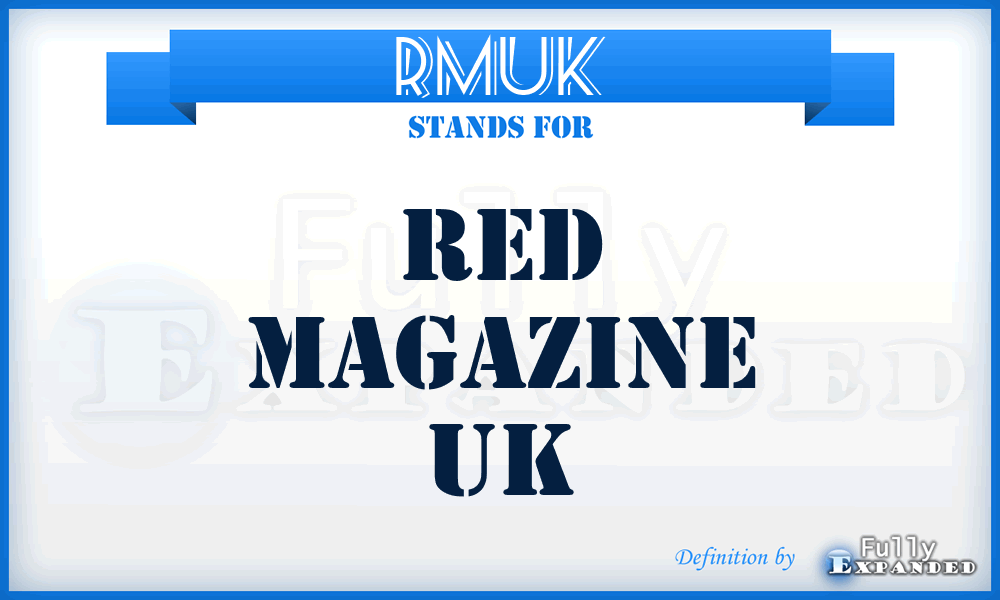 RMUK - Red Magazine UK