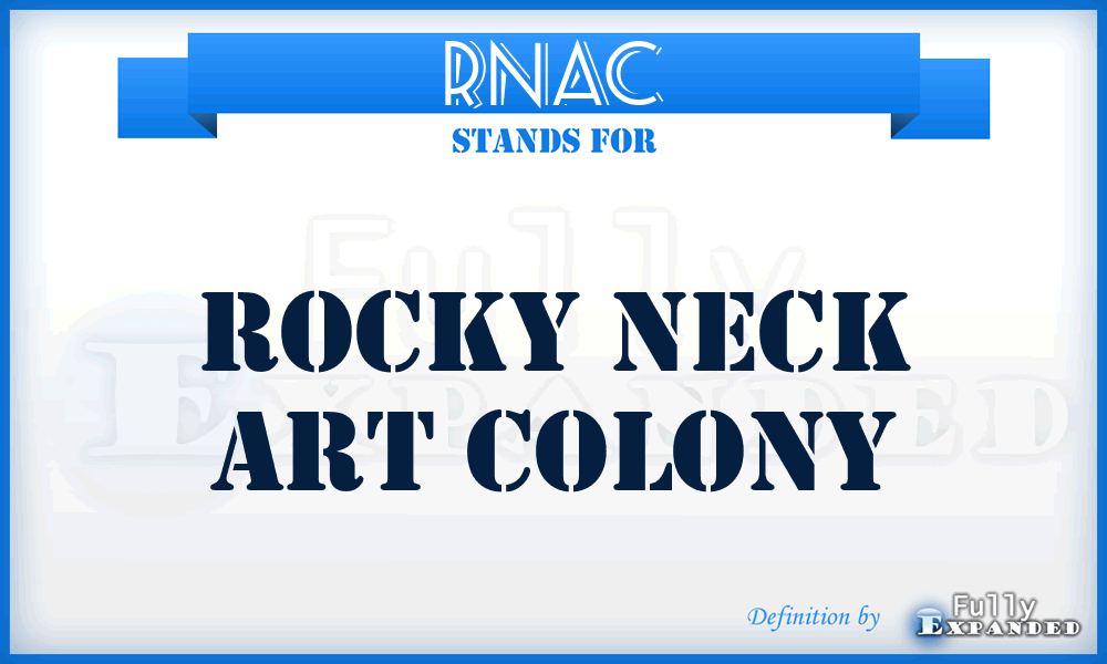 RNAC - Rocky Neck Art Colony