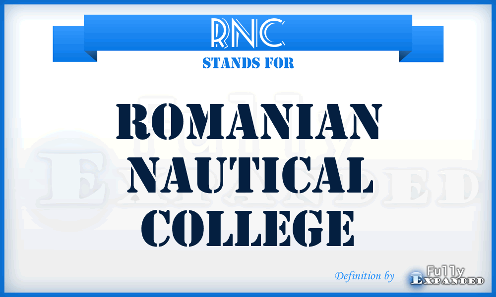 RNC - Romanian Nautical College