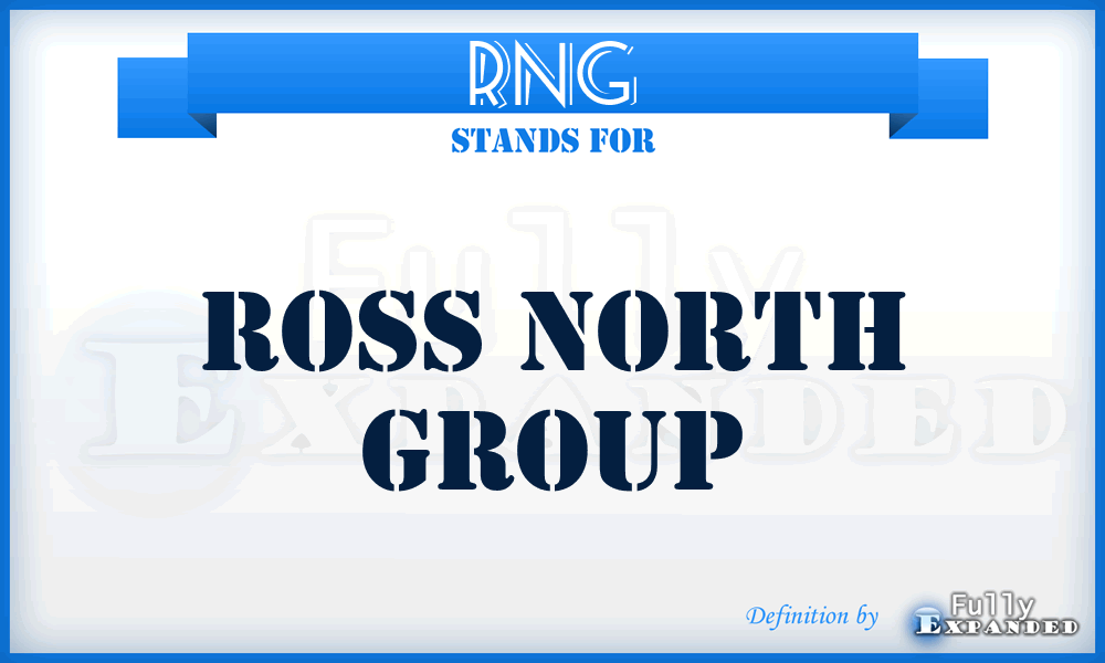 RNG - Ross North Group
