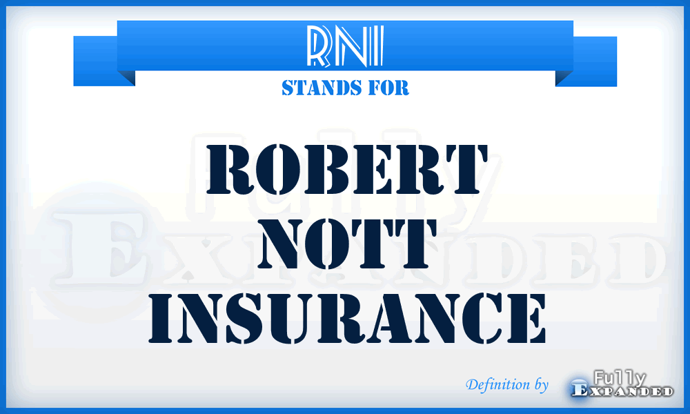 RNI - Robert Nott Insurance