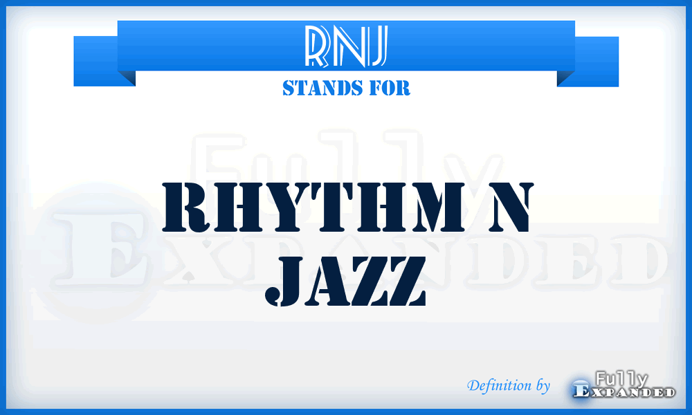 RNJ - Rhythm N Jazz