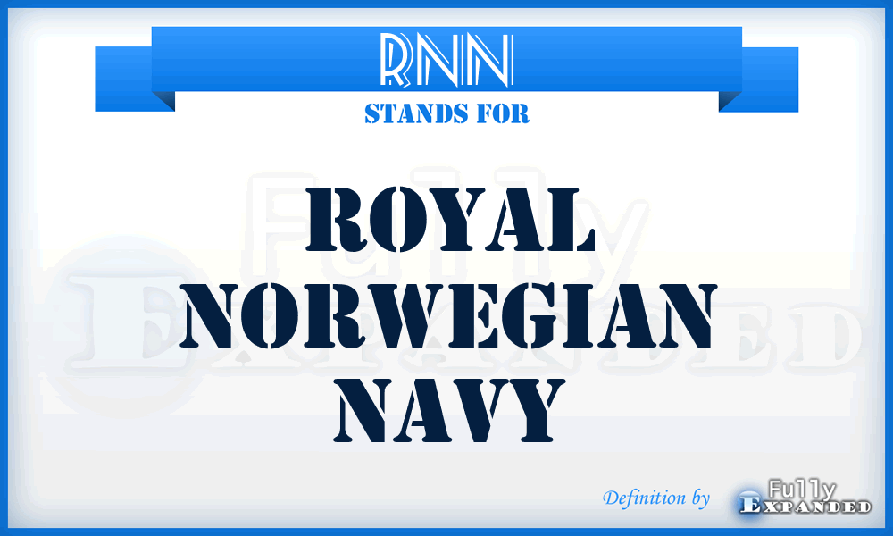 RNN - Royal Norwegian Navy