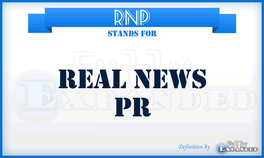 RNP - Real News Pr