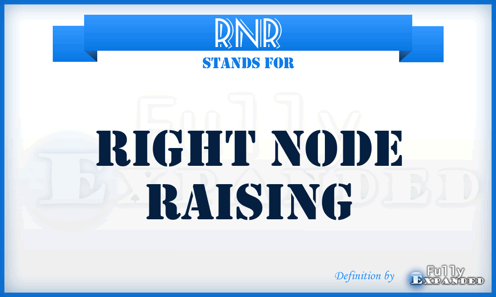 RNR - right node raising